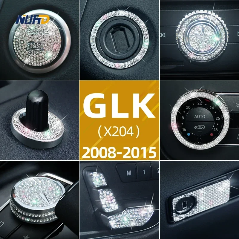 

Automotive Interior Stickers Diamond Decoration For Mercedes-Benz X204 GLK GLK250 GLK300 Series Car Protector Patch Accessories