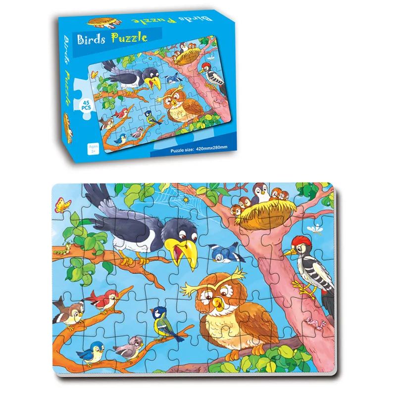 Cartoon Tier Haus Farbe Box Puzzle kinder Frühe Bildung Aufklärung Pädagogisches Spielzeug Spiel Geschenk P464