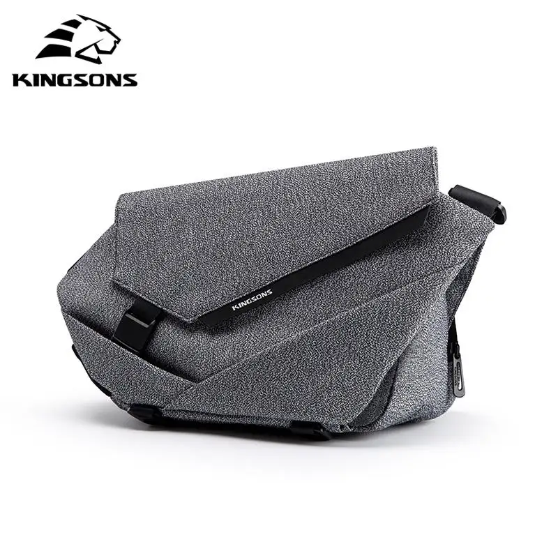 Men Crossbody Bag Kingsons Male Messenger Bag Waterproof Sling Bag Small Chest Bag 10 Inch Tablet Bag Business Casual 2023