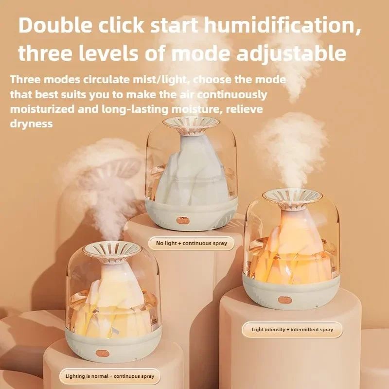 Suitable for 11-20m² Humidifier Household Fog Atomizing Aromatherapy Machine Indoor Bedroom Ambient Light Air Usb Humidifier