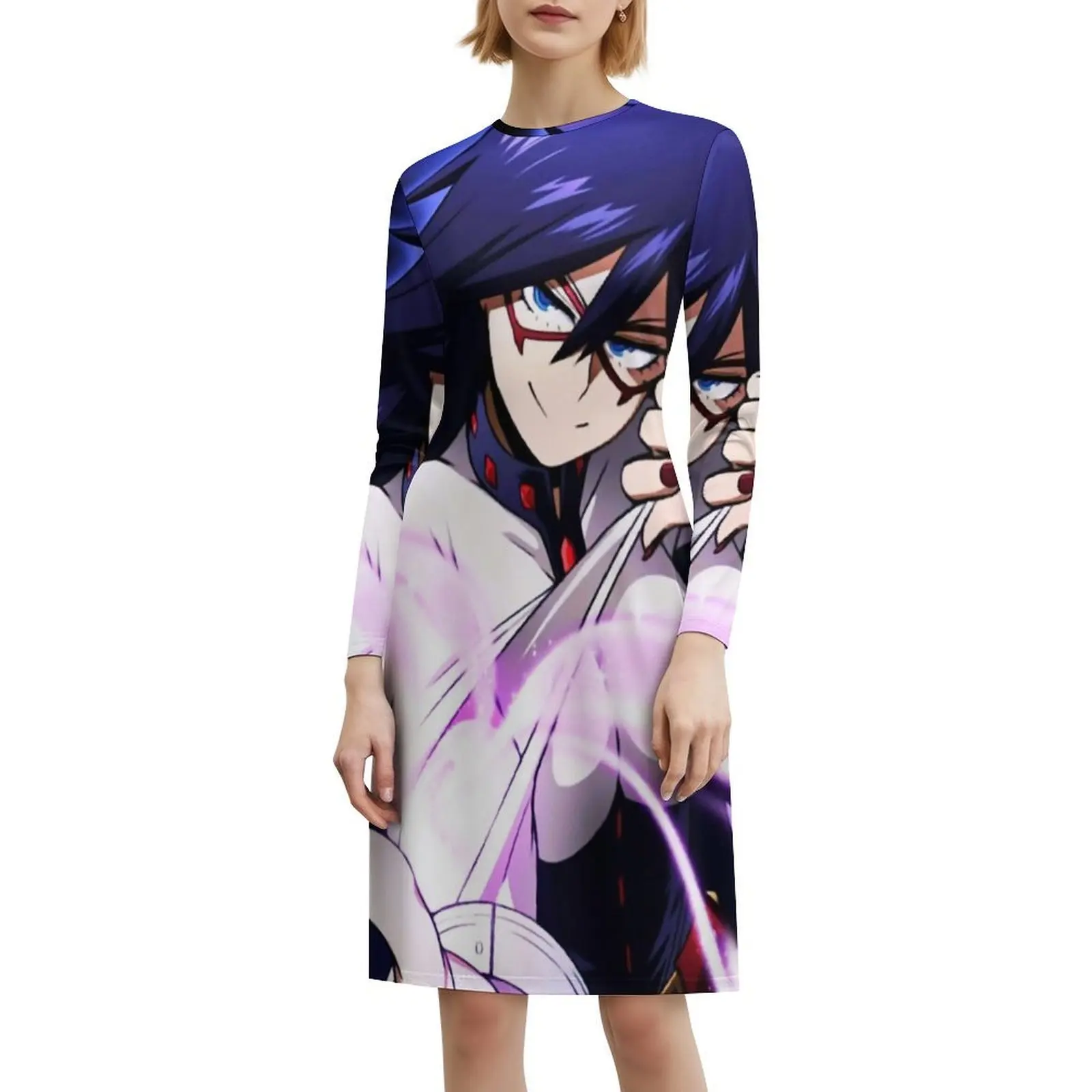 Midnight Sexy Vacation Dress For Women Beach Party Birthday Mini Dress Midnight Bnha Nemuri Kayama Mha Anime Women's Clothing #6