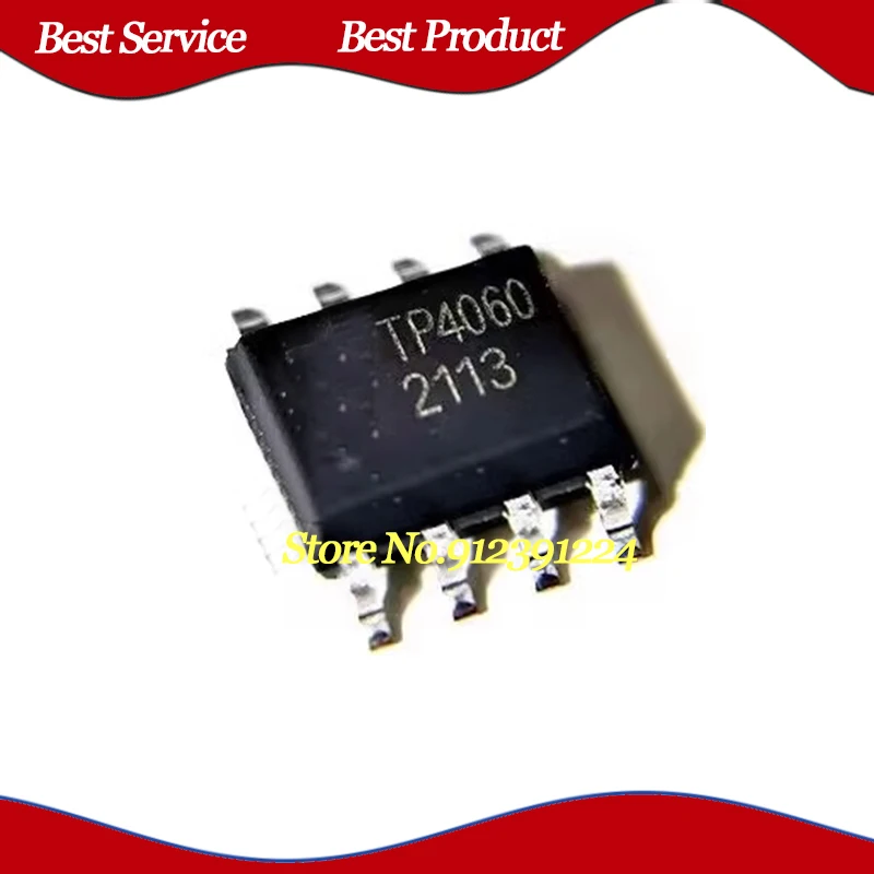 10 Pcs TP4060 SOP8 100% New and Original In Stock