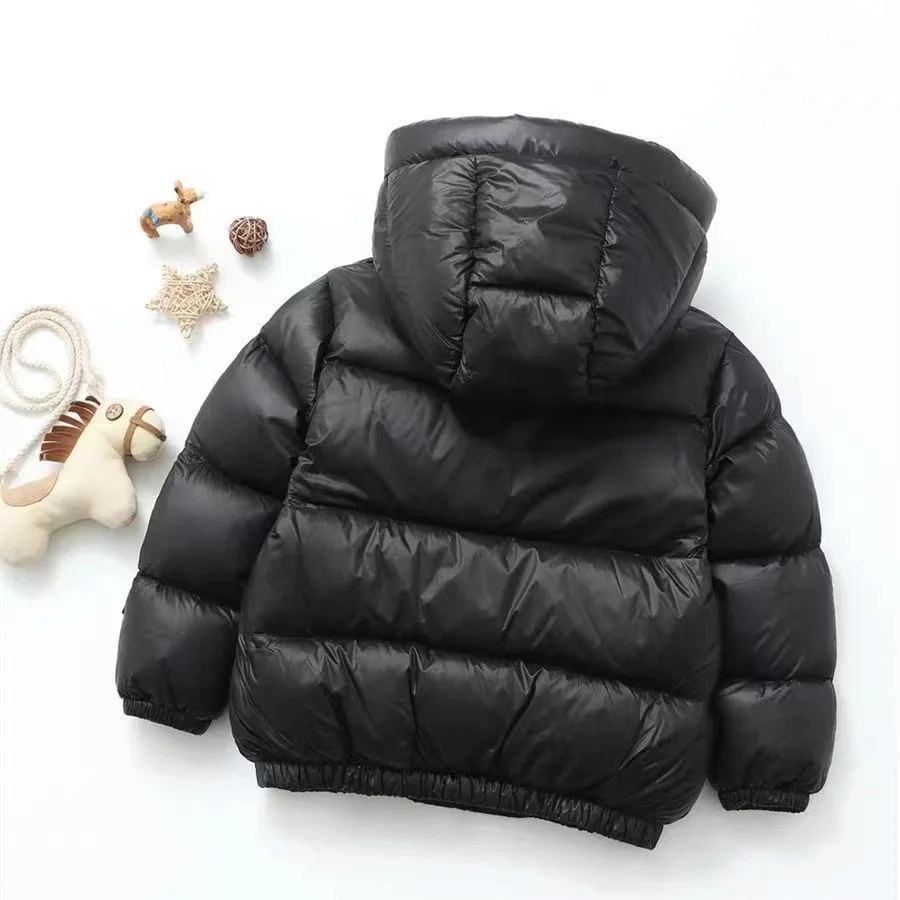 Children\'s Parkas Boys Winter Warm Coats Teen Fashion Hooded Jackets Thicken Kids Winter Outdoor Coat Baby Parka New