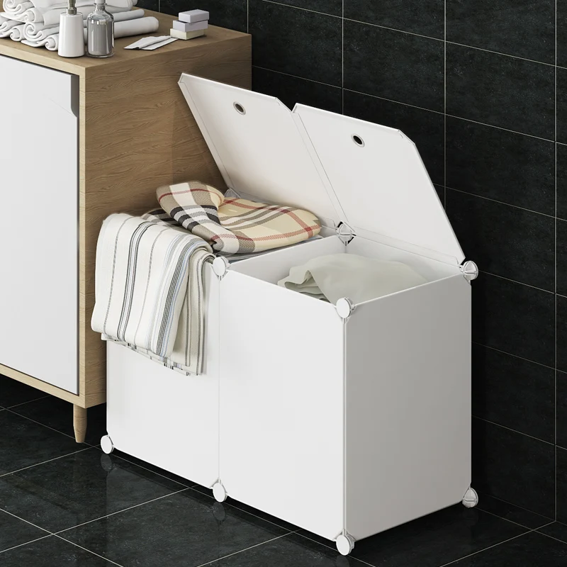 

Large Plastic Square Laundry Basket Dir Clothes Storage Basket for Batoom Nordic Sle Pure Color Home Storage Basket