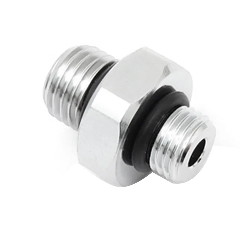 

UJVS-7/16-20UNF To 3/8-24UNF Threaded Male Quick Adapter Diving Computer Watch High and Low Pressure Adapter