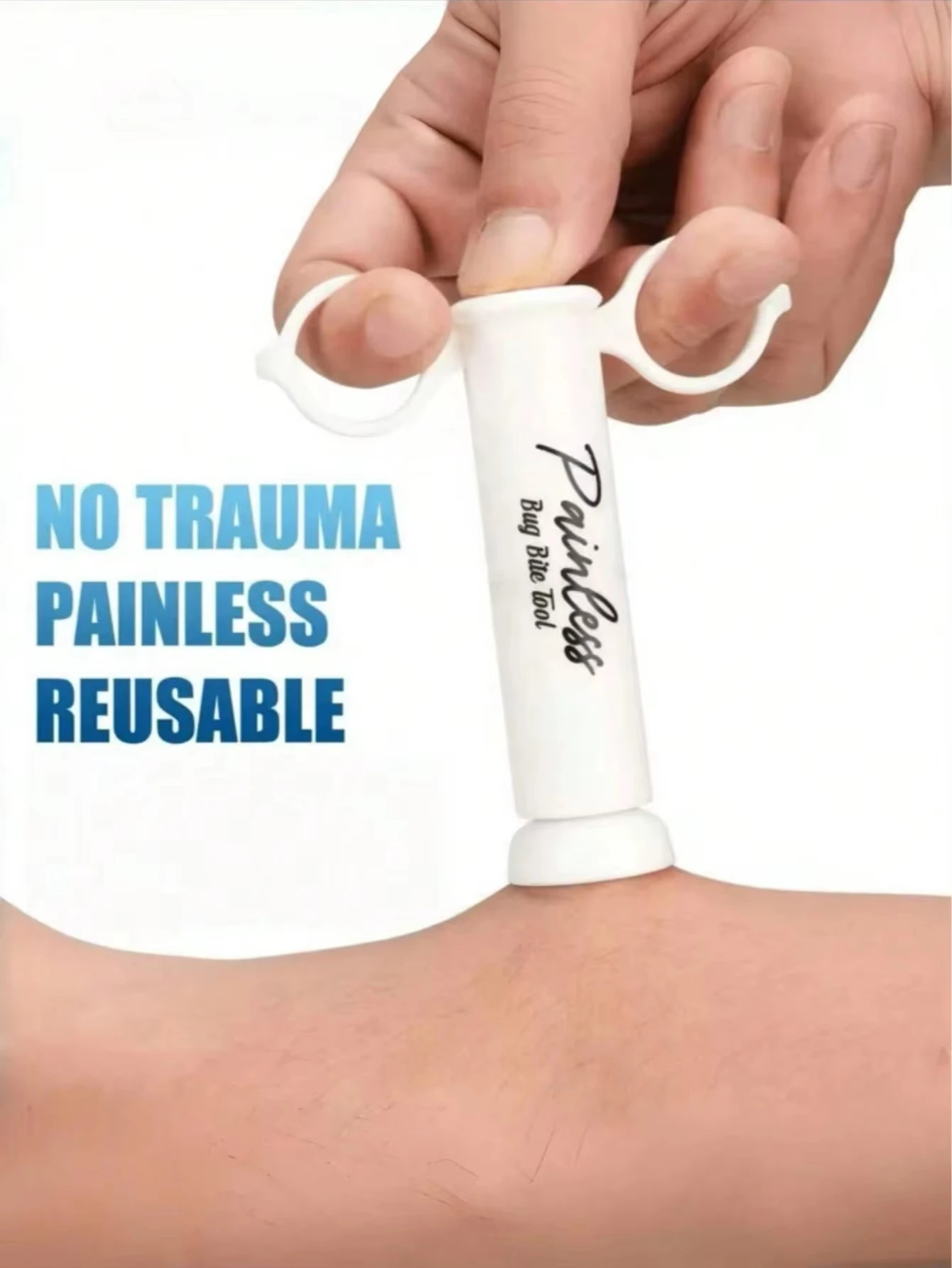 Portable Outdoor Anti-Itch Bite Relief Tool with Vacuum Suction Cup Mosquito Bite Repair Device for Instant Comfort