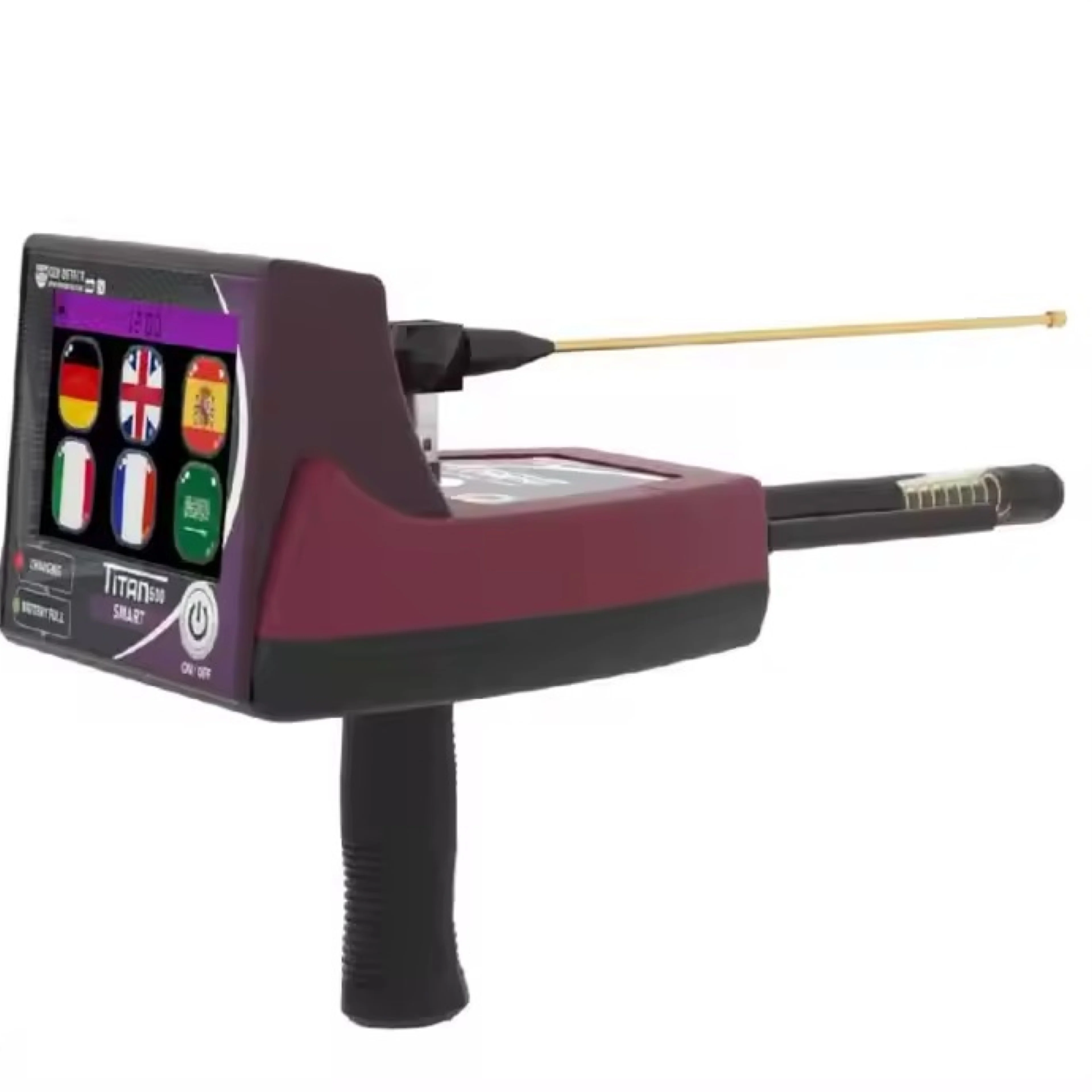 Ventas calientes Quest New GER Detect Titan 500 Detector inteligente de herramientas de torneado de largo alcance