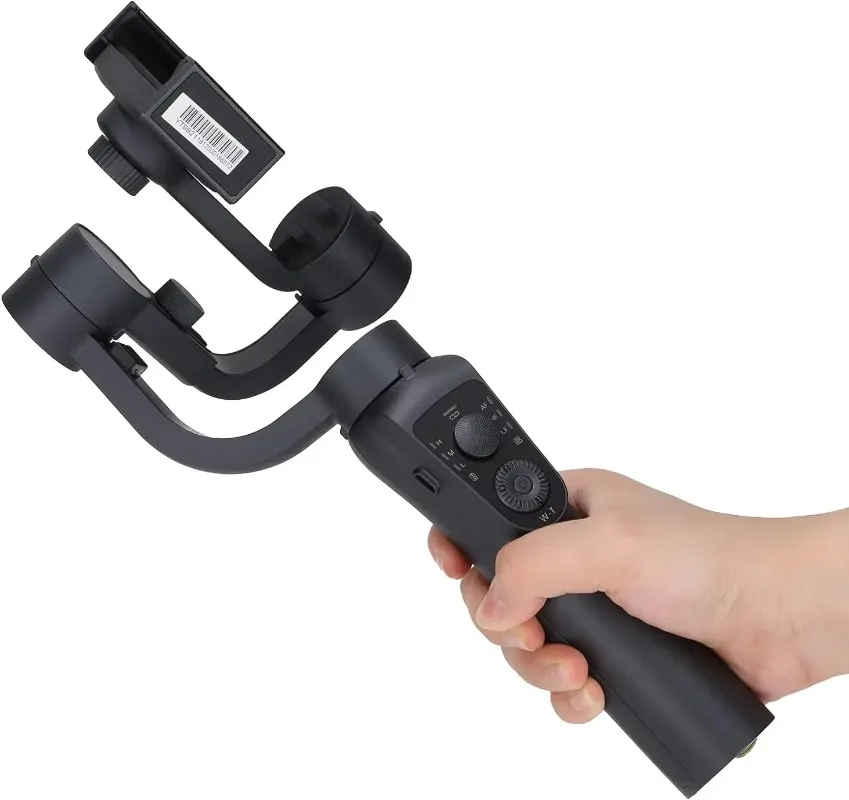 S5B 3 Axis Handheld Foldable Selfie Video Tripod Mobile Gimbal Stabilizer for Smartphone