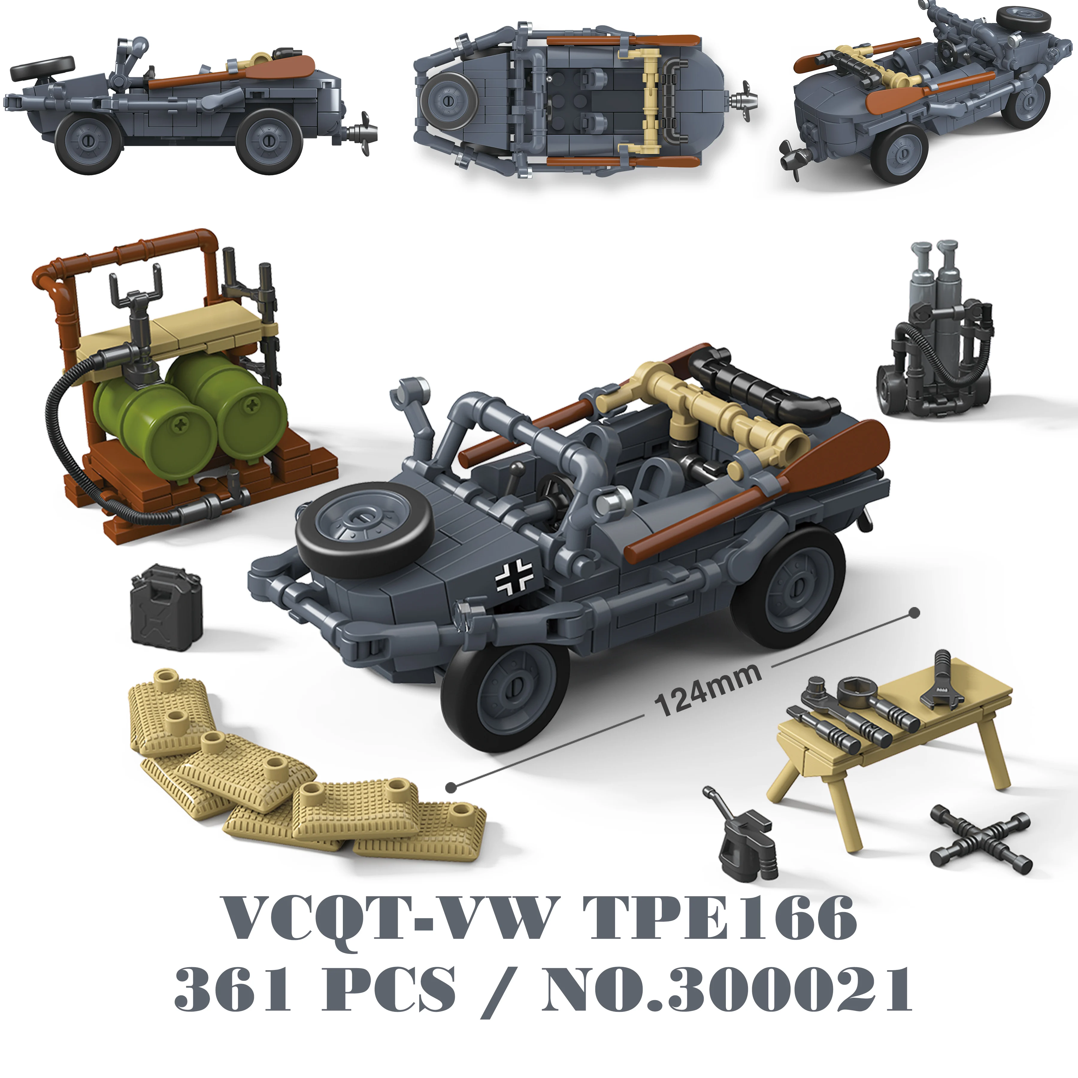Militaire tanks Stuart SdKfz251 Panzer VI Sherman US Army Quan Guan WOII soldaat figuur model bouwsteen blok kind kinderen speelgoed