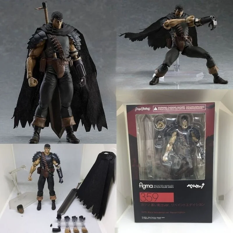 Berserk Guts figura de acción de Anime, modelo de Pvc, decoraciones de escritorio coleccionables, juguetes, adorno, estatua, muñeca, regalo de cumpleaños para niños, 17cm