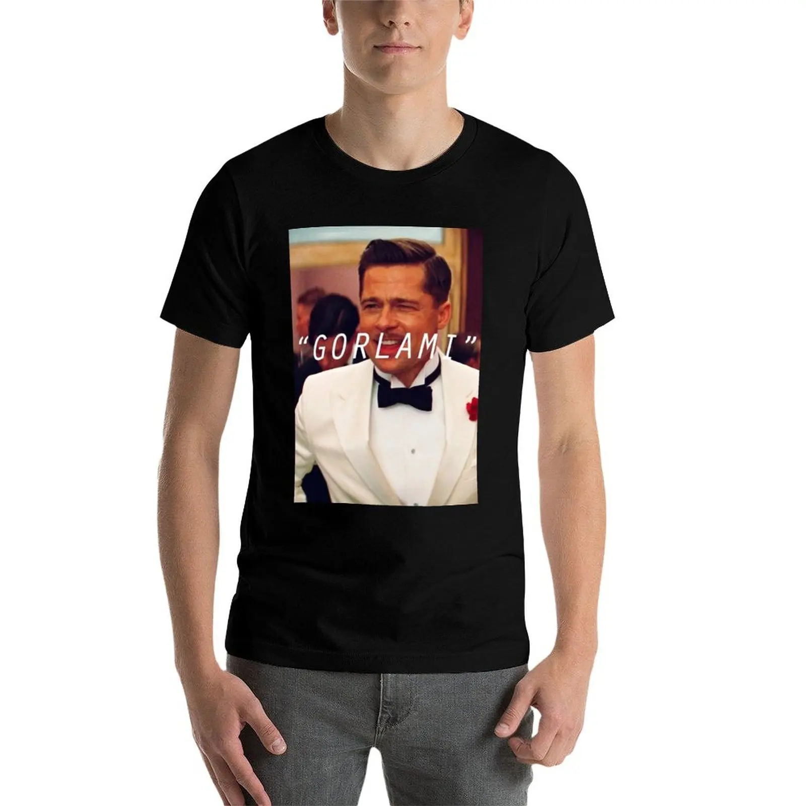 

Inglourious Basterds Gorlami Brad Pitt T-Shirt anime t shirts for man man t shirts cotton cotton t shirt pack T-Shirt