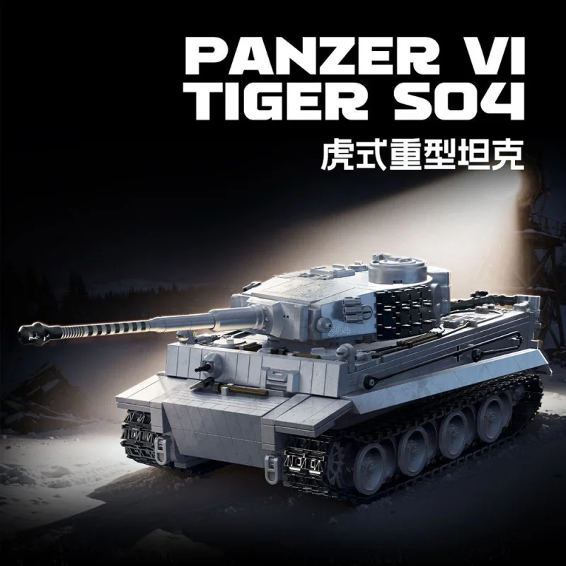 World War 2 WW2 Army Military Soldiers SWAT Leopard Main Battle Tank Assemble Building Blocks Bricks Children's Toys Gift