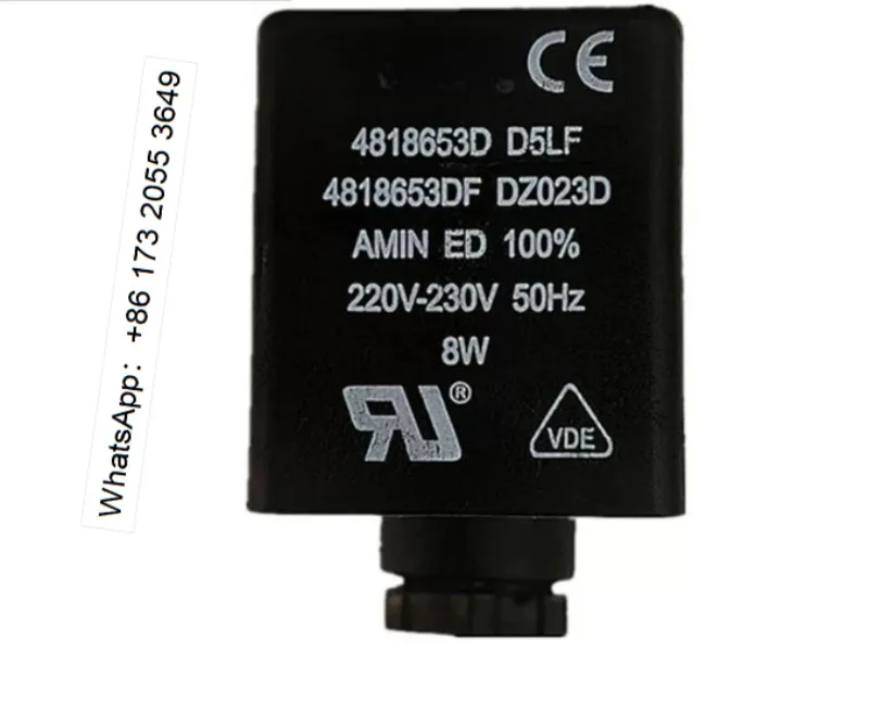 2/2 Way Solenoid Valve Coil 4818653D AC220V Terminal Type For 7321B Series Fluid Control Solenoid Valve