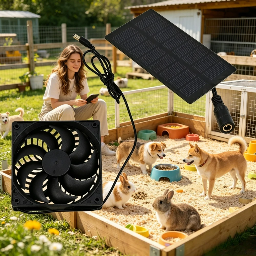 Outdoor Power Vent - Вентилятор вытяжной на солнечной энергии 12