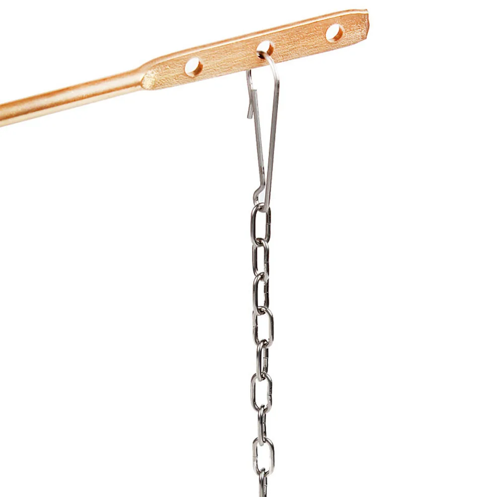 Stainless Steel Toilet Chain Kit 2PCS for Standard Flush Valve Baffle Mechanism Replacement in Residential Toilet Tanks