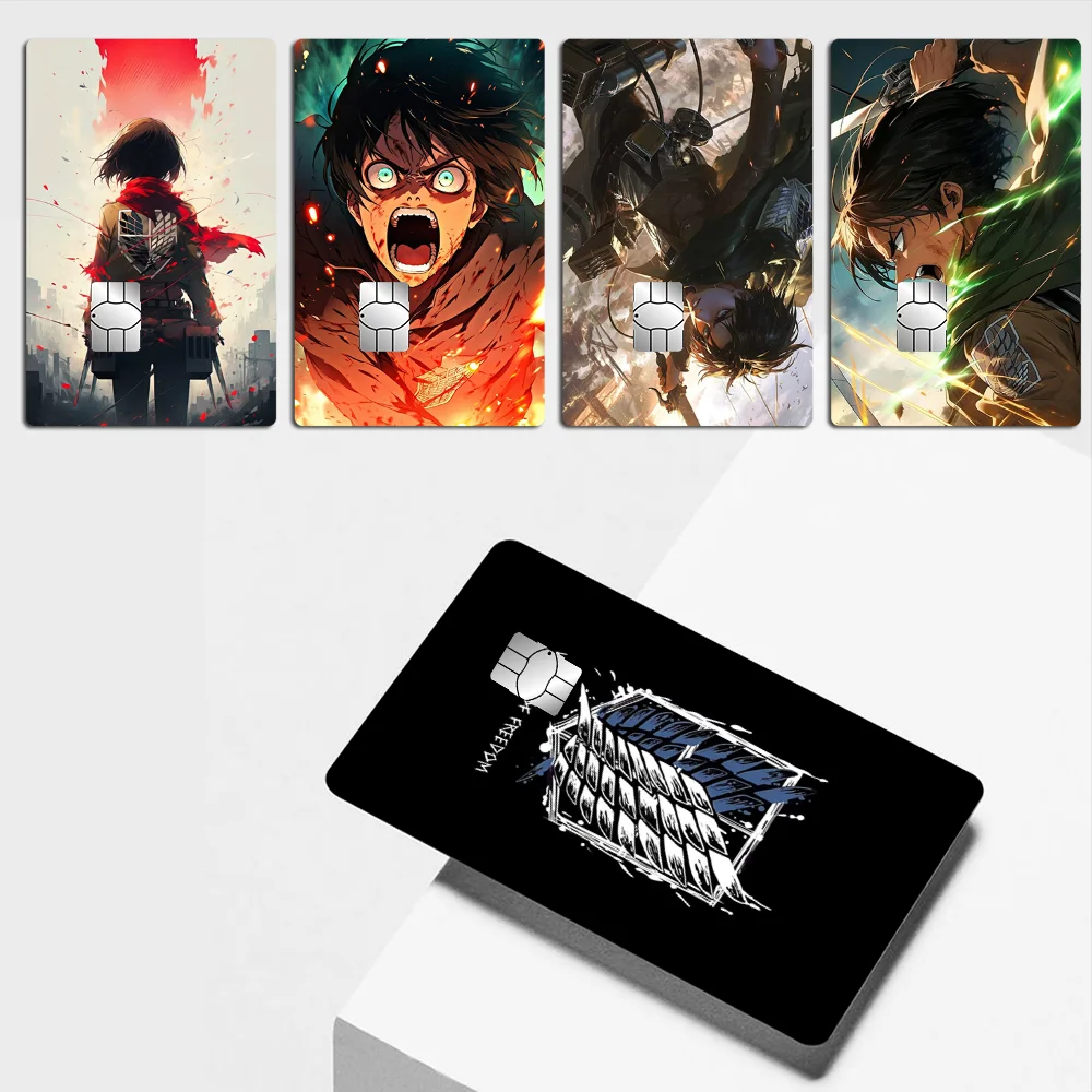 

Attack on Titan Stickers Stickers Suitable for large chip cards, bus cards bank cards stickers non-fading and waterproof