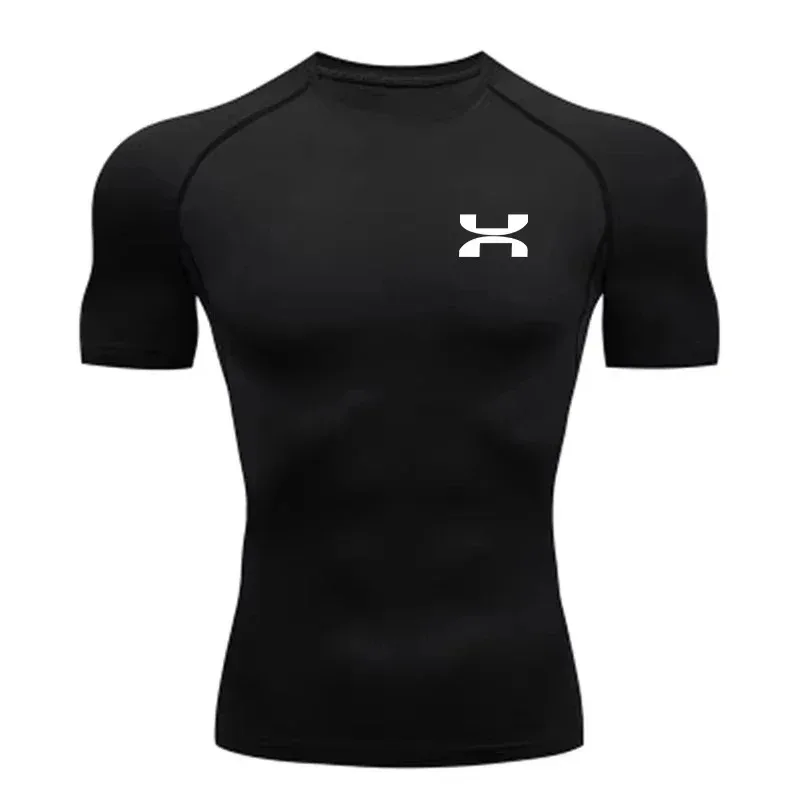 

Anime Men's Compression Shirt Fitness Sport Running Tight Gym TShirts Athletic Quick Dry Tops Tee Summer Jersey2025