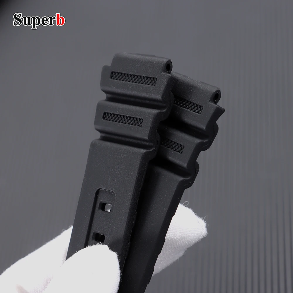18mm Strap for F91W SGW400 F84 W800H F105/108/A158/168 AE1200/1300 Black Rubber Silicone Watch Band Bracelet Watch Accessories view 3