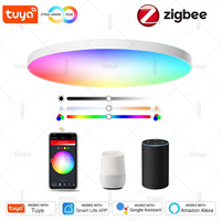 24W 40W Zigbee Smart Ceiling Led Lights RGB CW Tuya APP Control Ceiling Lamp For Living Room Bedroom Home Decor Works With Alexa