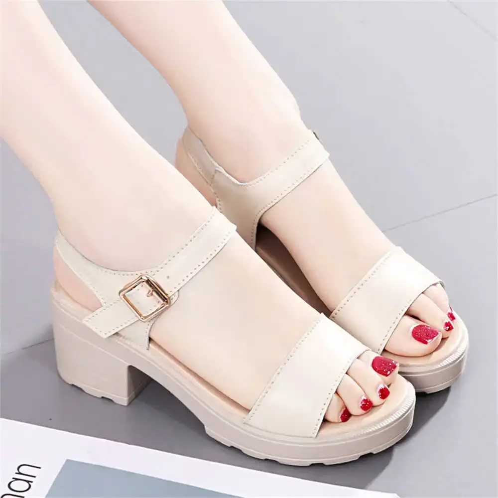 Small Numbers Strappy Sexy Women High Heels Shoes Road Shoes High Heeled Shoes Sneakers Sport Low Prices Original Designers