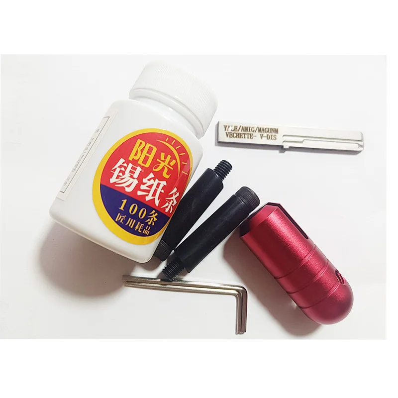 

Tin Foil Tool TinFoil Y-ALE/AMIG MAGUNM Y ALE-AMIG MAGUNM Full Set With Handle Safe l Pick Set l Opener lsmith Tools