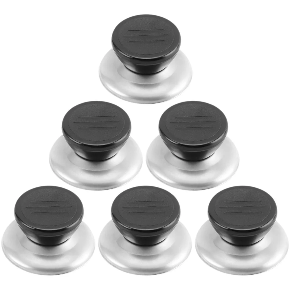 

6 Pcs Mason Jar Lids Dingzhu Pot Accessories Household Handles Bakelite Supplies Anchor