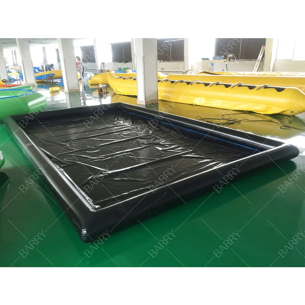 

Durable 0.6mm PVC Inflatable Car Wash Mat Water Containment Mats for Vehicle Wash or Carpet Wash