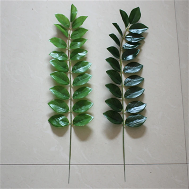 Tropical Tree Large Artificial Plants Tall 28'' Fake Eucalyptus Branch Plastic Plants False Ficus For Home Living Room Study Dec
