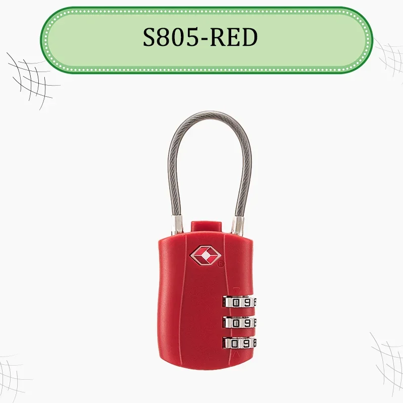 For S805 Simple Combination Padlock Compact Design Key-Free Management Portable and Keyless Multiple Colors Available