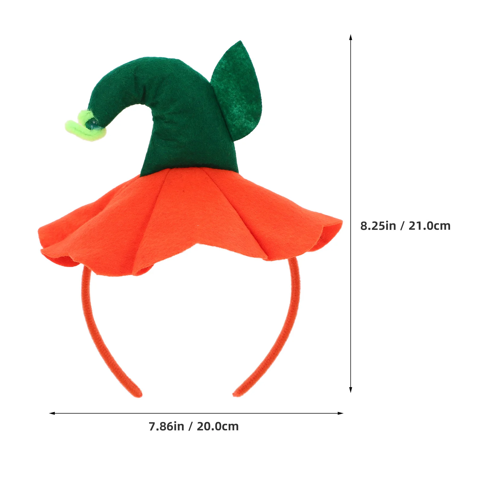 Diadema de calabaza para niños, 2 uds., uso en fiesta de Halloween, tocado cómodo para Festival, sombrero de calabaza para Cosplay, decoración de Aro para el pelo
