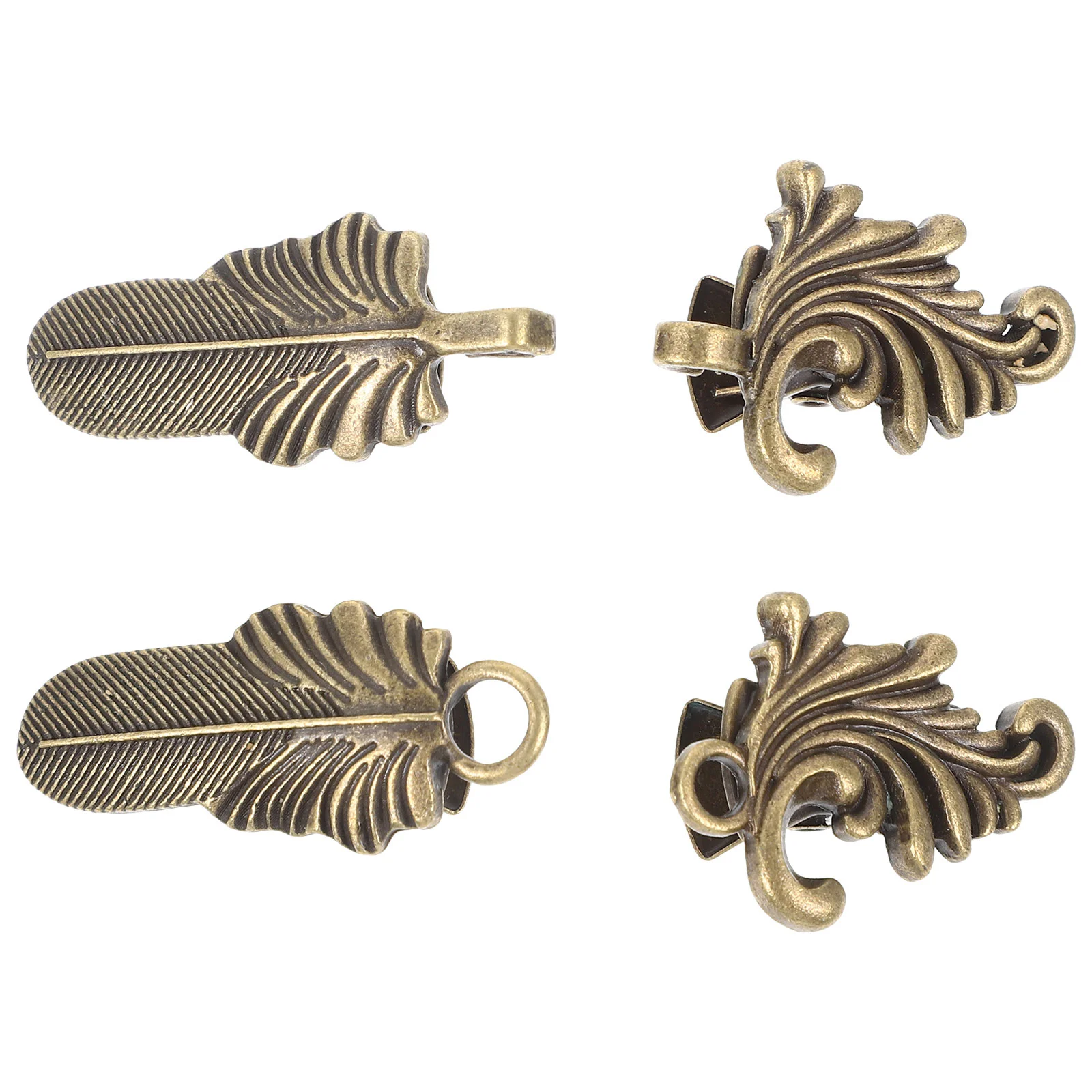 2 Pcs Sweater Clips to Hold Together Cardigan Brooch Shawl Women Dress Alloy Cloak Clasp