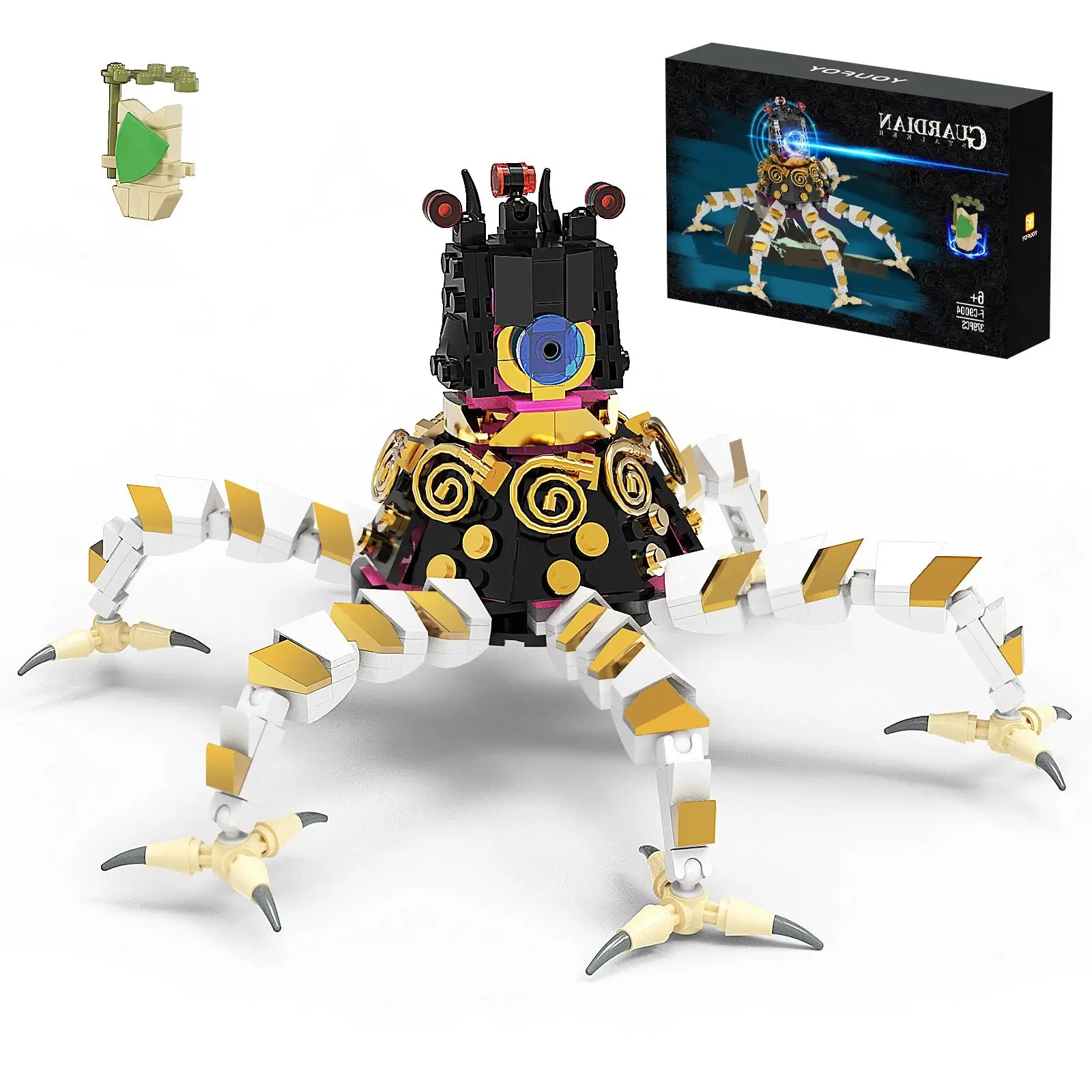 

Breath Of The Wild Guardians Model Kit Building Blocks Tears of the Kingdom Octopus Monster Brick Toy Birthday Christmas Gift