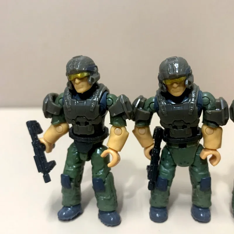 Mega Construx Bloks Infinite UNSC Warthog Rally Set Jackal Freebooter UNSC Marine Master Chief Micro Figures Toys