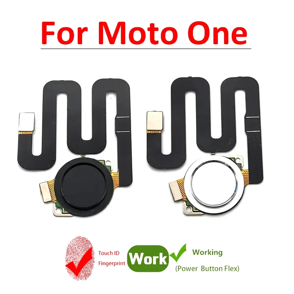 New For Motorora Moto One Fingerprint Sensor Home Return Key Menu Button Flex Cable