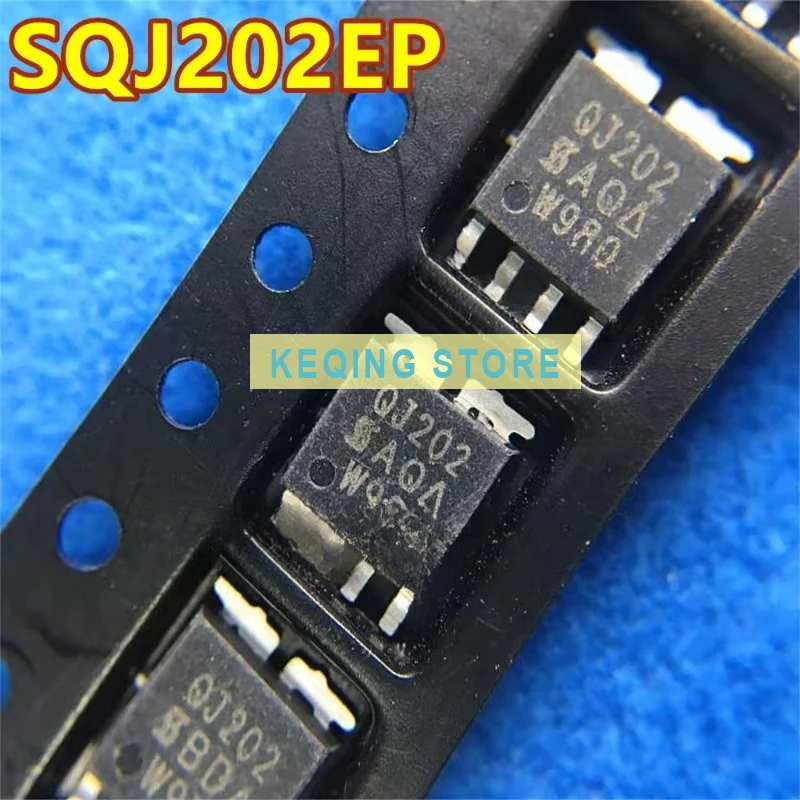 10PCS Used+Not NEW+Send after Measure Original imported SQJ202EP-T1_GE3 screen printing QJ202 package PowerPAK SO-8L