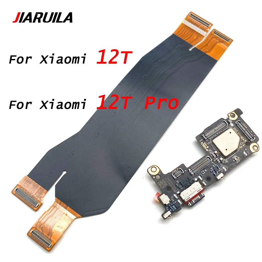 

(10PCs) Charging Port Flex Cable For Xiaomi 12T / 12T Pro USB Charger Dock Connector with Microphone Repair