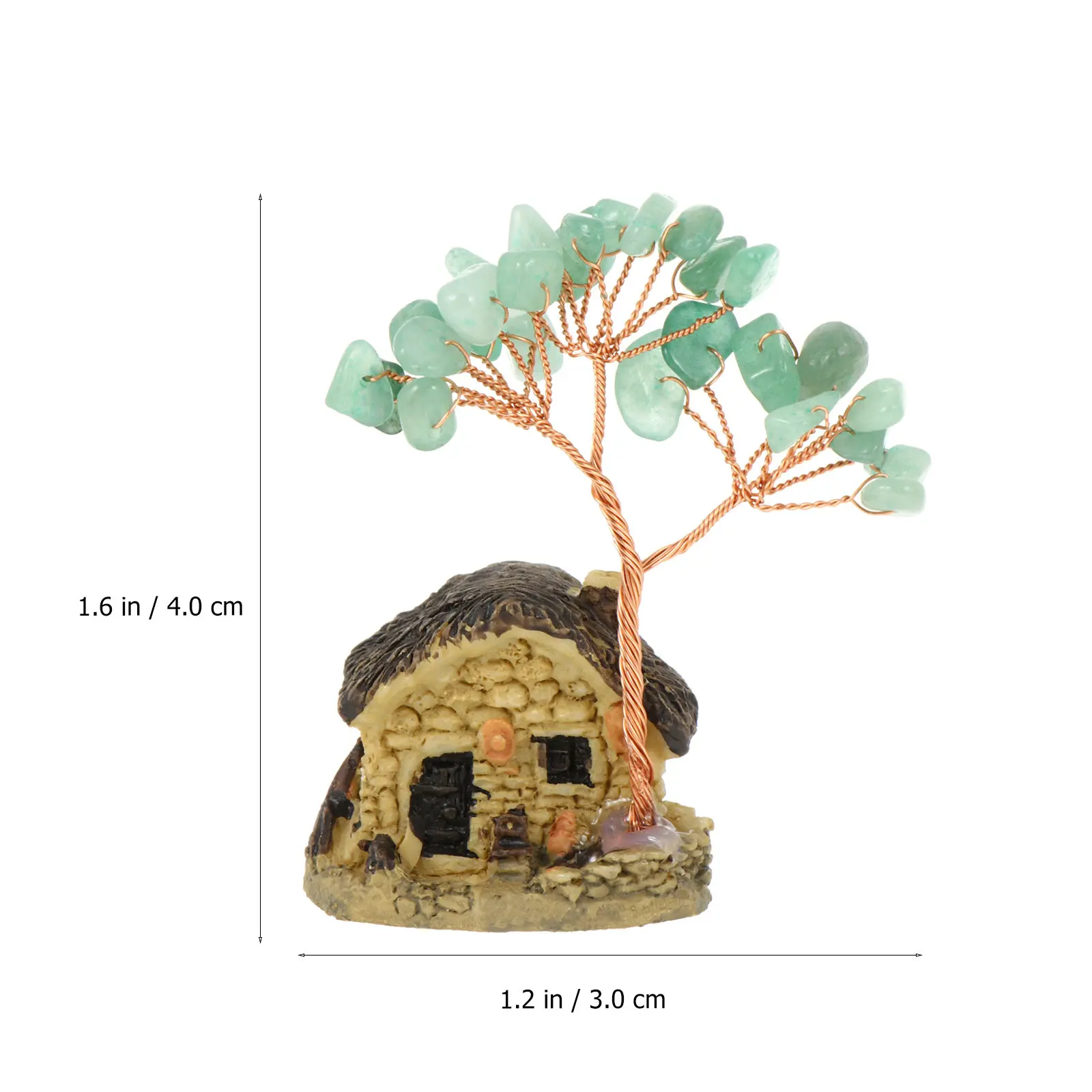 Crystal Tree of Life Ornament Premium Feng Shui Home Decoration Desktop Decor Birthday Christmas New Year Halloween Gift Fortune