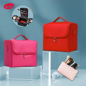 صندوق أدوات مستحضرات التجميل المهنية ، حقيبة تخزين المكياج المحمولة ، طقم ورشة عمل التطريز شبه الدائم ، مستلزمات التجميل ، بالجملة أفضل 8 صناديق نصف مجوهرات بالجملة مبيعا - No1