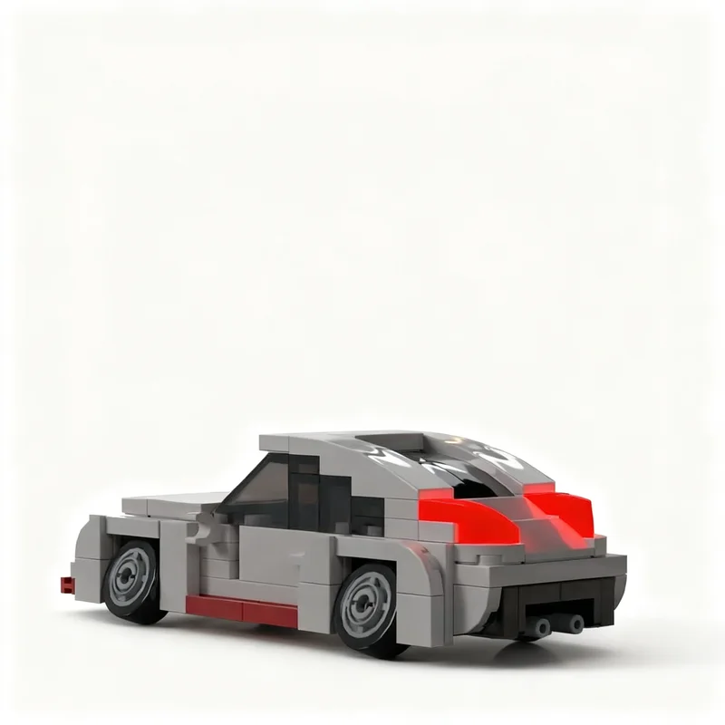 132pcs MOC Racers Widebody Model Building Blocks Construction Assemble DIY Creative Festival Gifts Idea Education Toy Brick
