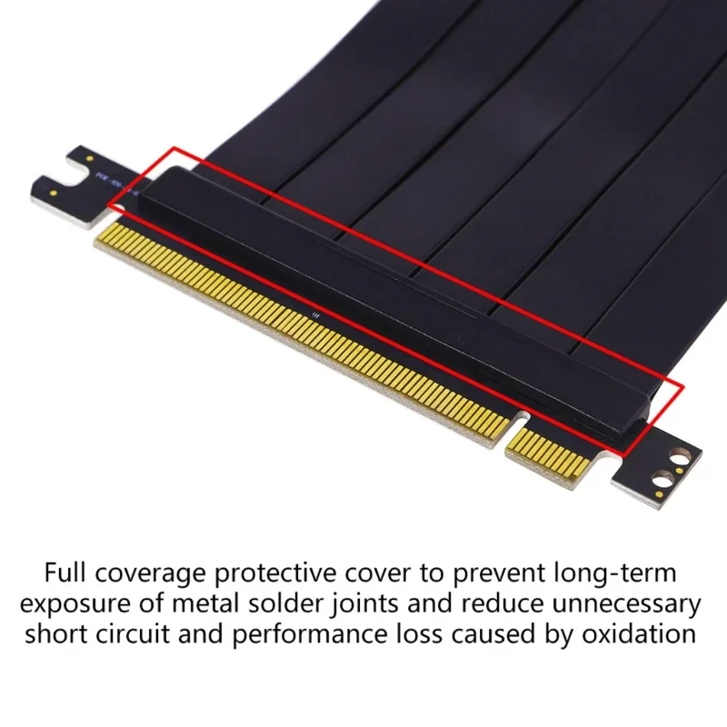 PCIE 3.0 X16 Graphics Card Extension Cable 180 Degrees Vertical Extend The Graphics Card Conversion Cable