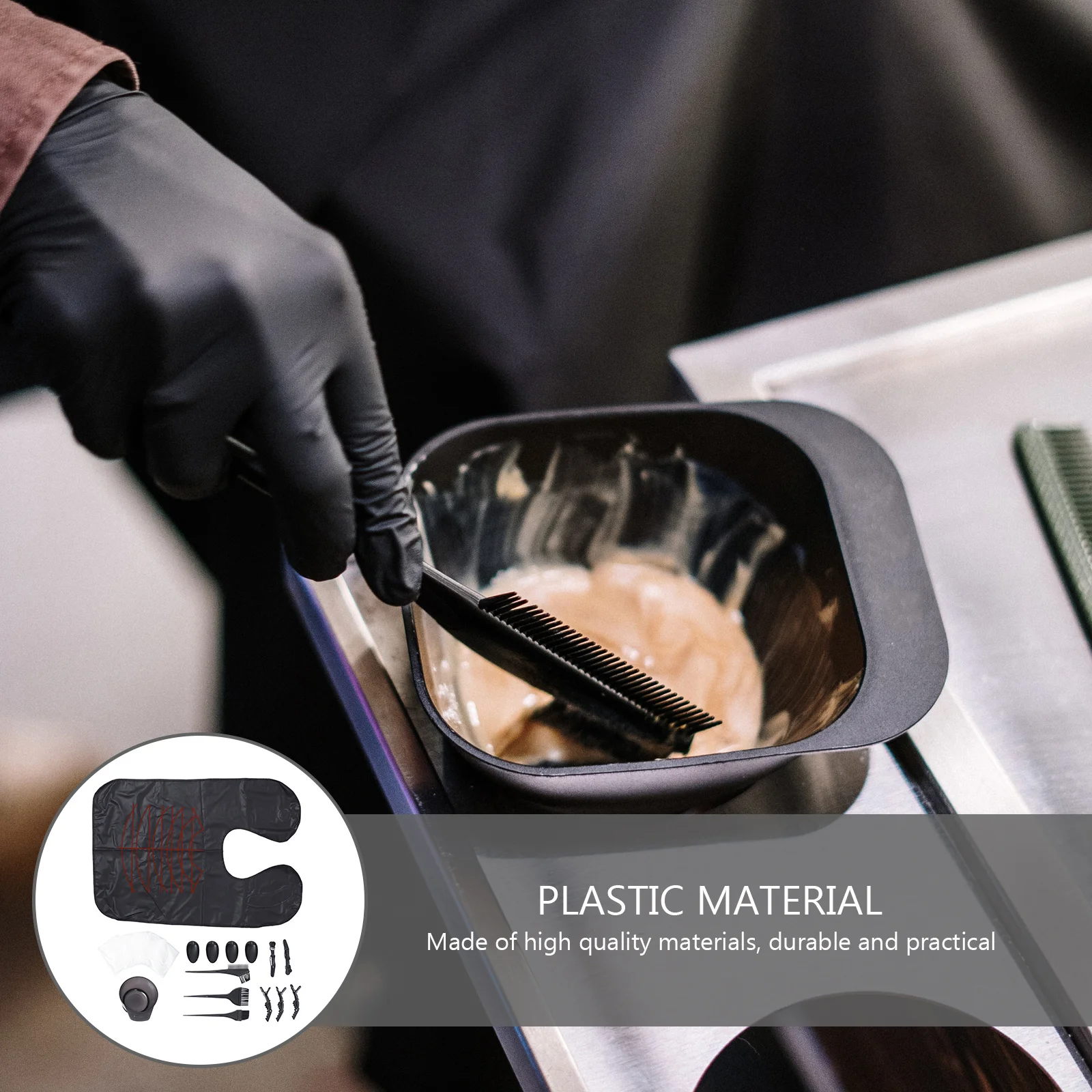 32 قطعة مجموعة أدوات صبغ الشعر المحمولة صالون تلوين الشعر يسلط الضوء على فرشاة الصبغ التلوين اكسسوارات الاستخدام المنزلي #4