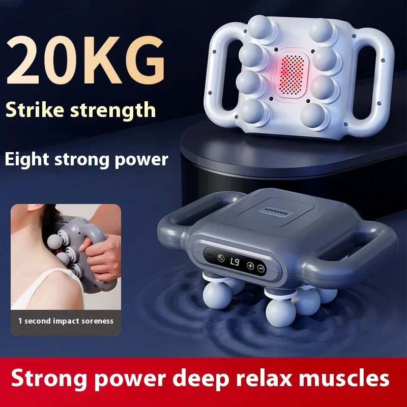 

12 Massage Heads Massage Gun Deep Tissue Muscle Professional Grade High Power 2024 Wireless High Frequency Vibration Masajeador