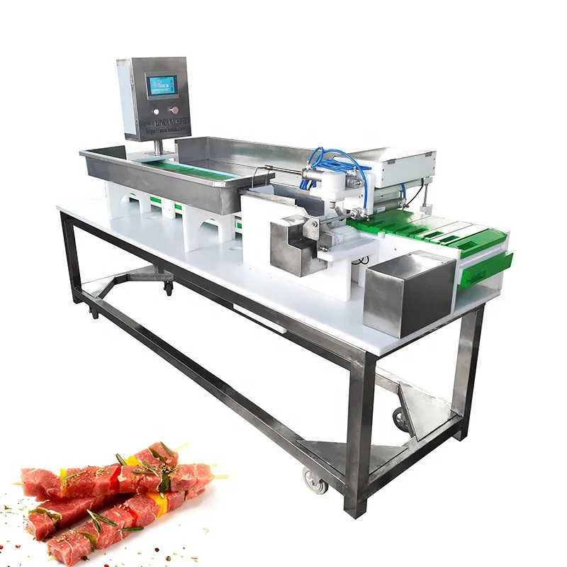 Automatic Kebab Skewer Making Machine Chicken Kebab Making Machine Meat Skewers Machine