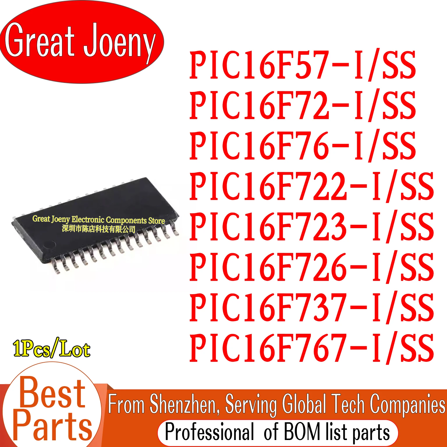 

PIC16F57-I/SS PIC16F72-I/SS PIC16F76-I/SS PIC16F722-I/SS PIC16F723-I/SS PIC16F726-I/SS PIC16F737-I/SS PIC16F767-I/SS IC Chipset