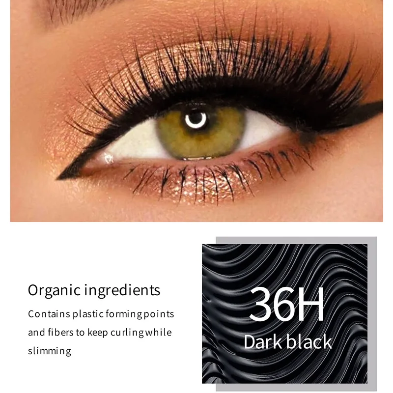 1pc New Brand Eyelash Mascara Makeup Long Lasting Natural Waterproof Lengthens Eyelashes Black Professional Eye Mascara Cosmetic