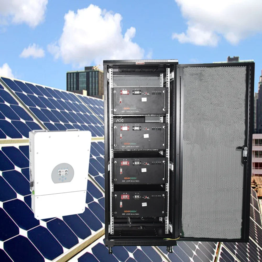 36kwh Hybrid Or Off-grid Solar Power System LiFePO4 Battery Energy Storage System For 110v~220v Home Power Back Up