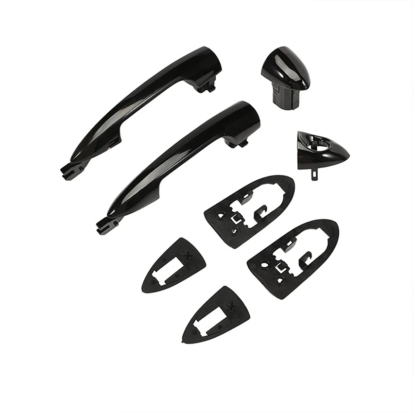 

1 пара черных ручек передней двери 2156145296 156145295 для Alfa Romeo Giulietta Alfa Mito Lancia Y