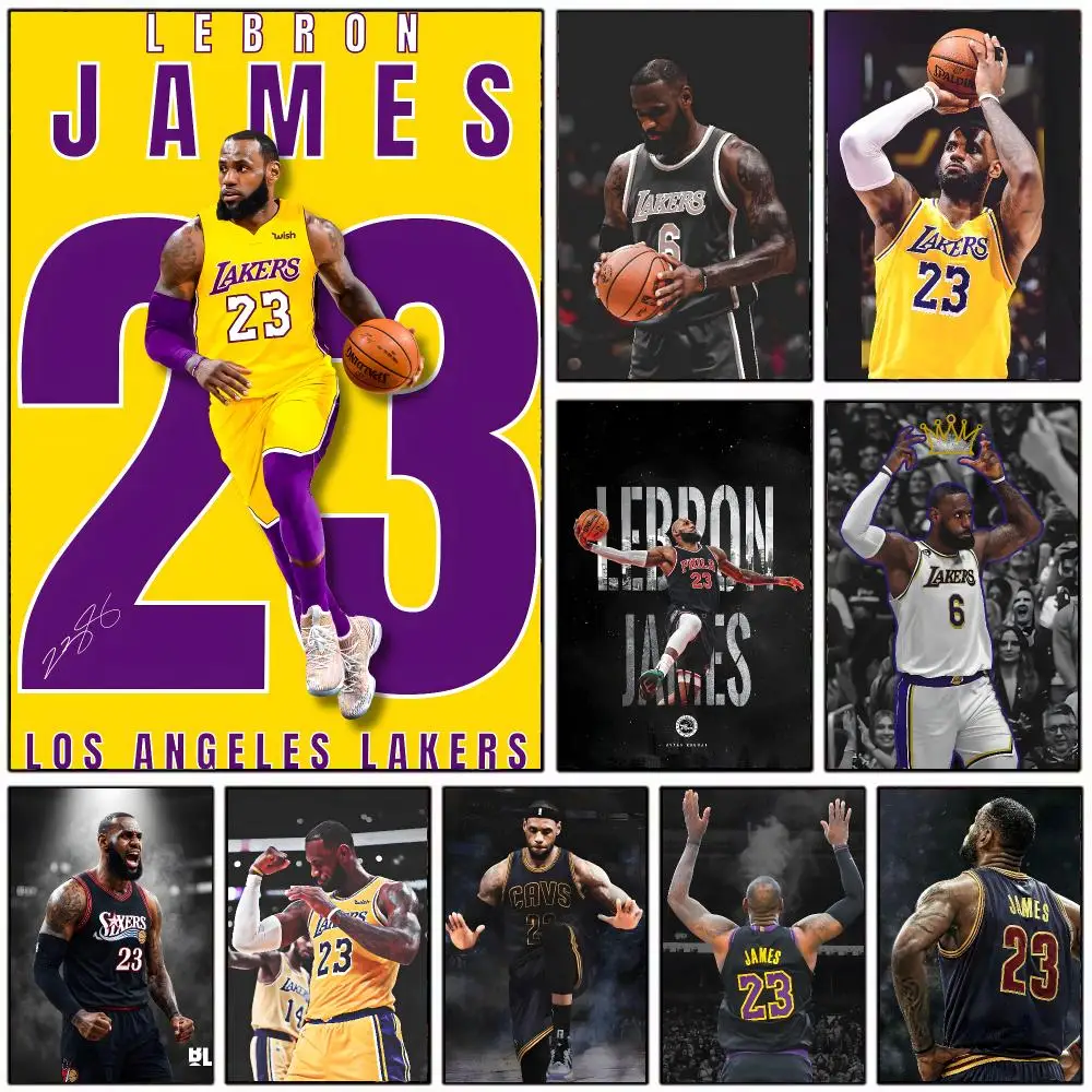 Athletic Player LeBron James Poster Modern Home Decoration Interior Design & Contemporary Wall Art Collection