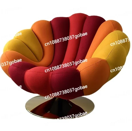 غرفة المعيشة الإبداعية كرسي واحد عارضة التصميم أريكة نسيج القطن #2