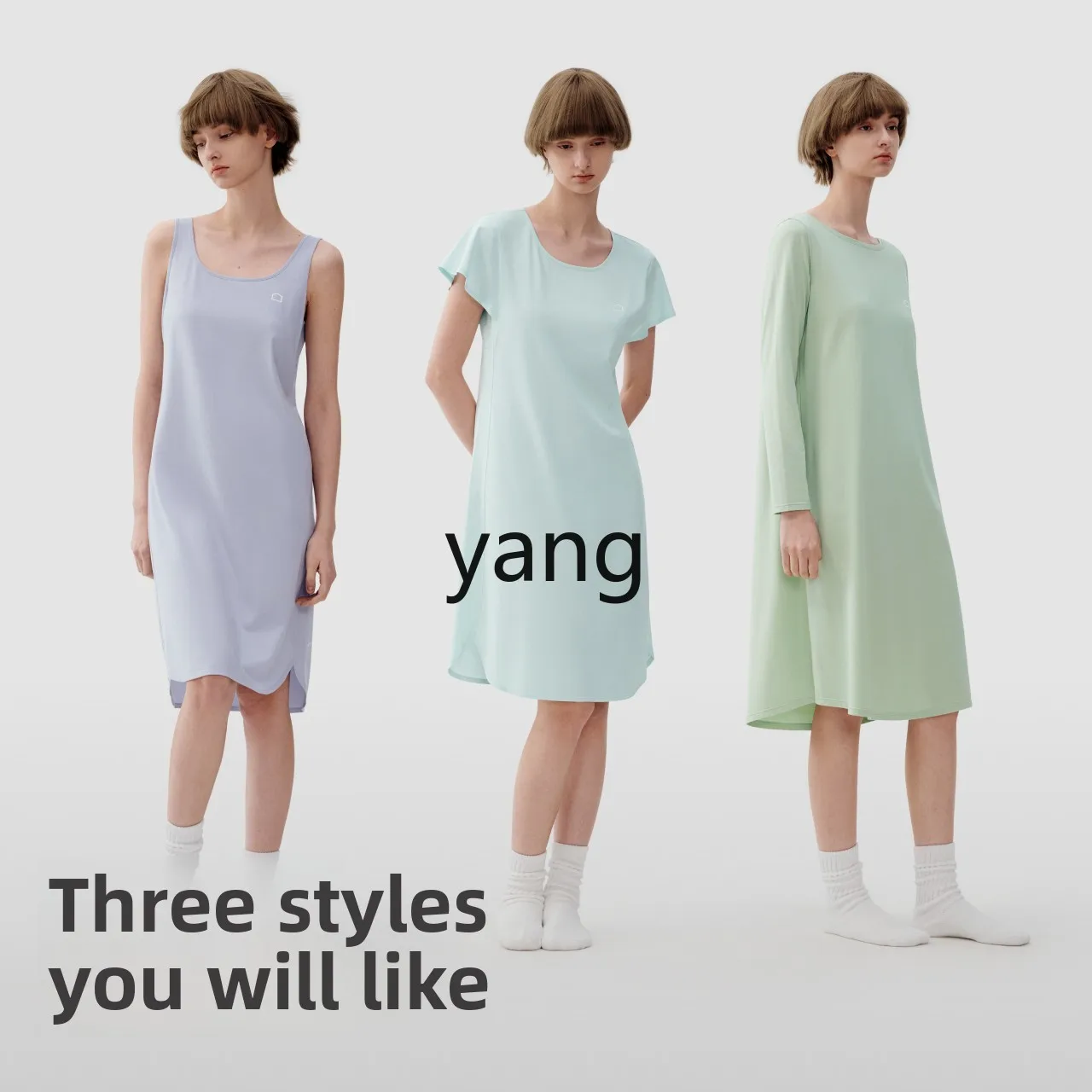 CX nightdress Modal women's summer ice silk pajama dress